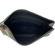 将图像加载到图库查看器中，BURBERRY Clutch Bag Black/Multicolor Leather
