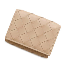 Load image into Gallery viewer, Bottega Veneta INTRECCIATO compact wallet Beige666944 Leather
