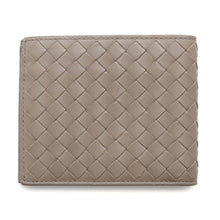 将图像加载到图库查看器中，Bottega Veneta INTRECCIATO Bi-fold Wallet Greige113993 Leather
