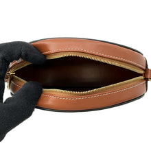 将图像加载到图库查看器中，CELINE Shoulder Bag Oval Purse Cuir Triomphe Brown10I703DPQ Leather
