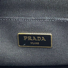 Load image into Gallery viewer, PRADA Canapa 2WAY tote BlackBN2642 Canvas
