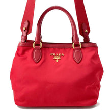 将图像加载到图库查看器中，PRADA 2WAYBag Red1BA172 Nylon
