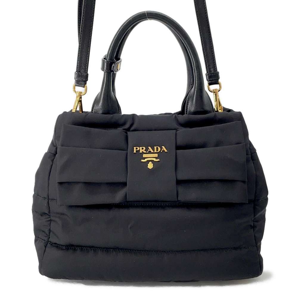 PRADA 2WAYBag BlackBN1604 Nylon