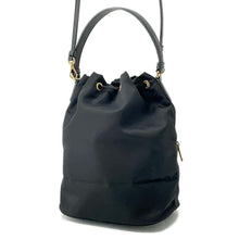 将图像加载到图库查看器中，PRADA Drawstring Shoulder Black1BH038 Nylon
