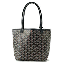 将图像加载到图库查看器中，GOYARD Saint Louis Jr Black PVC
