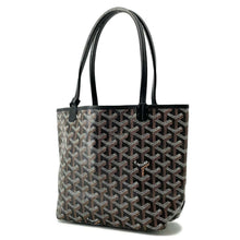 将图像加载到图库查看器中，GOYARD Saint Louis Jr Black PVC
