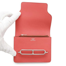 将图像加载到图库查看器中，HERMES Roulis Slim Verso Rose Jaipur/Rouge H Evercolor
