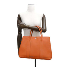 将图像加载到图库查看器中，HERMES Garden Party Feu Country Leather Size PM
