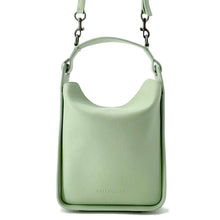 将图像加载到图库查看器中，BALENCIAGA TOOL2.0 Tool North South Tote Bag Light Green669754 Calf Leather Size XS
