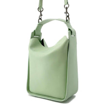 将图像加载到图库查看器中，BALENCIAGA TOOL2.0 Tool North South Tote Bag Light Green669754 Calf Leather Size XS
