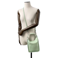 Load image into Gallery viewer, BALENCIAGA TOOL2.0 Tool North South Tote Bag Light Green669754 Calf Leather Size XS
