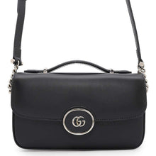 Load image into Gallery viewer, GUCCI Petit GG 2way Shoulder Bag Black739722 Leather
