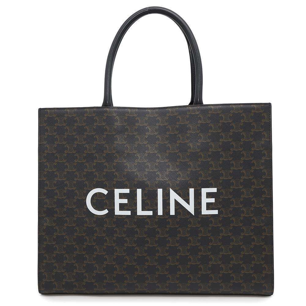 CELINE Horizontal Cabas Black197012CIM.38SI PVC