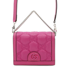 将图像加载到图库查看器中，GUCCI GG Marmont Quilted 2wayShoulder Bag Pink723777 Nylon Leather
