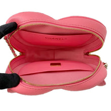 Load image into Gallery viewer, CHANEL Heart Shape ChainShoulder PinkAS3191 Lambskin
