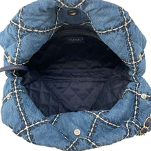 Load image into Gallery viewer, CHANEL CHANEL22 ChainShoulder Bag BlueAS3260 Denim Size Small
