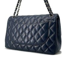 Load image into Gallery viewer, CHANEL Matelasse W Chain W Flap Shoulder Bag NavyA58600 Lambskin Size 30
