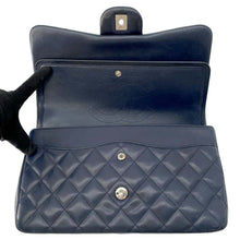 Load image into Gallery viewer, CHANEL Matelasse W Chain W Flap Shoulder Bag NavyA58600 Lambskin Size 30
