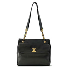 将图像加载到图库查看器中，CHANEL Dekacoco ChainTote Bag BlackA03682 Lambskin
