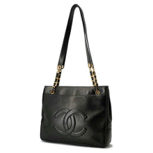 将图像加载到图库查看器中，CHANEL Dekacoco ChainTote Bag BlackA03682 Lambskin
