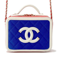 Load image into Gallery viewer, CHANEL CCFiligree Shoulder Bag TricolorA84452 Caviar Leather
