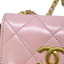 Load image into Gallery viewer, CHANEL Matelasse Chain wallet Pink Leather
