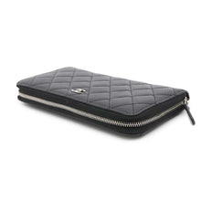 Load image into Gallery viewer, CHANEL Matelasse long zip wallet BlackAP0242 Caviar Leather
