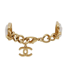 Load image into Gallery viewer, CHANEL Gripoa Bracelet Black/White/Gold Metal
