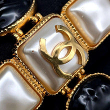 Load image into Gallery viewer, CHANEL Gripoa Bracelet Black/White/Gold Metal
