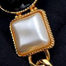 Load image into Gallery viewer, CHANEL Gripoa Bracelet Black/White/Gold Metal
