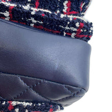 Load image into Gallery viewer, CHANEL Matelasse ChainShoulder Bag Navy Tweed Lambskin
