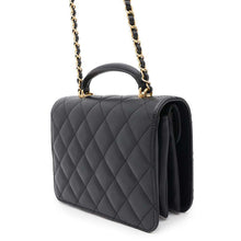 将图像加载到图库查看器中，CHANEL Matelasse 2wayChainShoulder BlackAS4286 Caviar Leather
