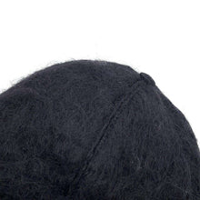 Load image into Gallery viewer, GUCCI Petite GG Marmont Baseball Cap Size M Black729349 Mohair
