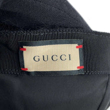 Load image into Gallery viewer, GUCCI Petite GG Marmont Baseball Cap Size M Black729349 Mohair
