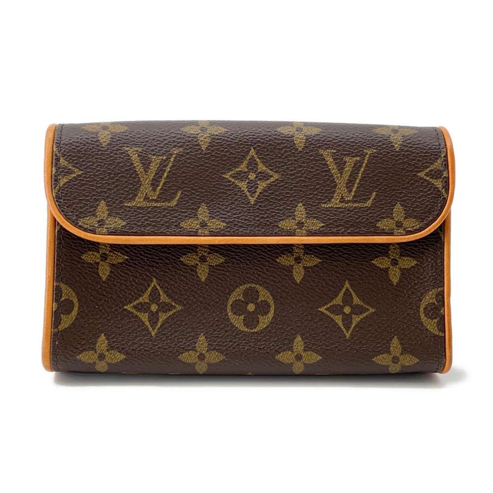 LOUIS VUITTON Pochette Florentine BrownM51855 Monogram Size XS