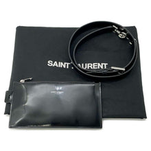 将图像加载到图库查看器中，SAINT LAURENT PARIS LE37 2wayShoulder Black742828 Patent Leather
