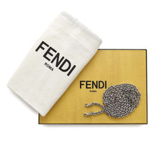 将图像加载到图库查看器中，FENDI FENDEI x Pokemon Zucca Chain Wallet Miniryu Brown8M0365 PVC Coated Canvas
