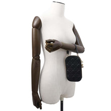 Load image into Gallery viewer, Dior Cannage 2way phone holder BlackS0872ONMJ Lambskin
