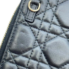 Load image into Gallery viewer, Dior Cannage 2way phone holder BlackS0872ONMJ Lambskin
