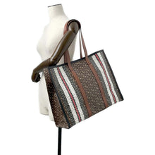 Load image into Gallery viewer, BURBERRY TBMonogram Tote Bag Brown/Multicolor8021488 PVC Coated Canvas
