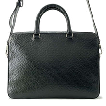 将图像加载到图库查看器中，BURBERRY TBMonogram 2wayBriefcase Black8014391 Leather
