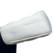 将图像加载到图库查看器中，PRADA Gathered ChainShoulder White1BD140 Leather
