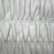 将图像加载到图库查看器中，PRADA Gathered ChainShoulder White1BD140 Leather
