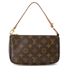 将图像加载到图库查看器中，LOUIS VUITTON Pochette Accessoires BrownM40712 Monogram
