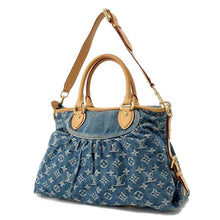 将图像加载到图库查看器中，LOUIS VUITTON Neo Cabby BlueM95349 Monogram Denim Size MM
