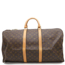 将图像加载到图库查看器中，LOUIS VUITTON Keepall BrownM41424 Monogram Size 55
