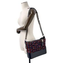 将图像加载到图库查看器中，CHANEL Gabriel Do Hobo ChainShoulder MulticolorA93824 Tweed Leather Size Large
