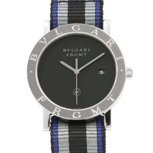 将图像加载到图库查看器中，BVLGARI BVLGARI・BVLGARI Fragment Design Special Edition W41mm Stainless Steel Fabric Black Dial103570
