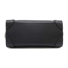 将图像加载到图库查看器中，CELINE Luggage Black189243 Smooth Calf Leather Size Nano
