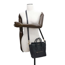 Load image into Gallery viewer, CELINE Luggage Black189243 Smooth Calf Leather Size Nano
